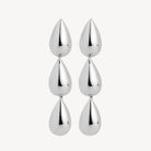 Sterling Silver Liora Triple Drop Stud Earring
