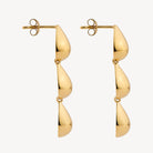 Liora Triple Drop Stud Earring