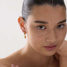Liora Double Drop Stud Earring