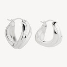 Sterling Silver Eterna Hoop Earring