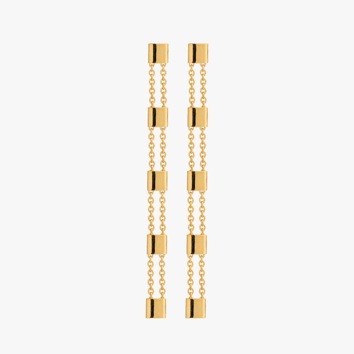 Yellow Gold Summer Veil Stud Earring