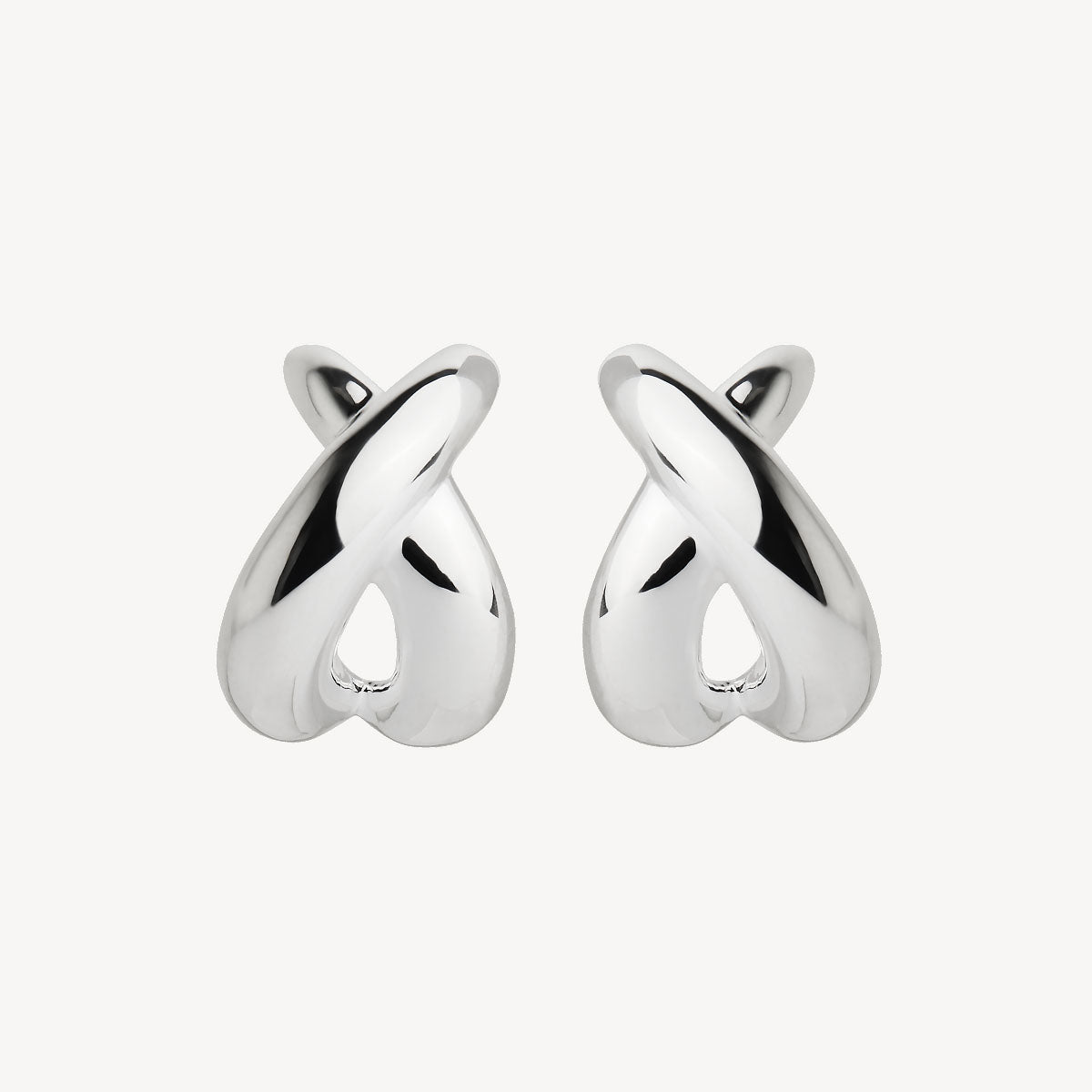 Sterling Silver Oceane Stud Earring