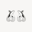 Sterling Silver Oceane Stud Earring