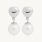 Sterling Silver Islander Pearl Earring