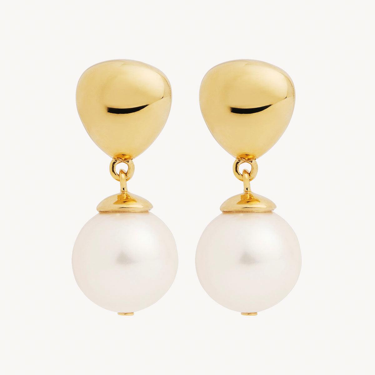 Yellow Gold Islander Pearl Earring