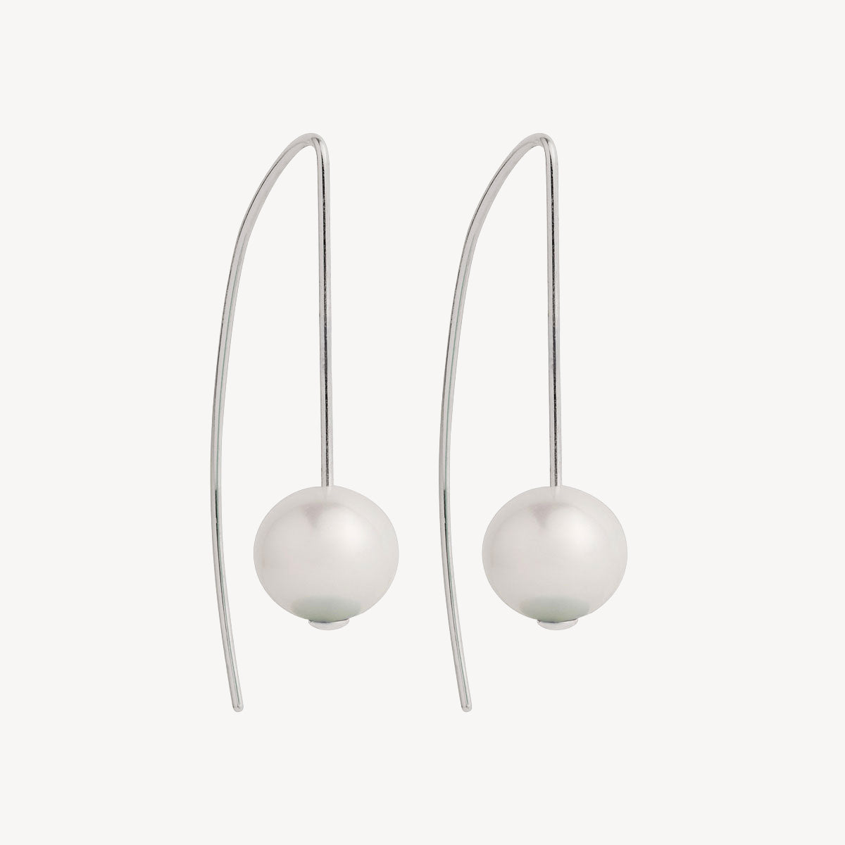 Sterling Silver The Cove Pearl Earring