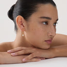 Tidal Whisper Single Pearl Earring