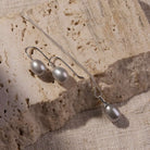 Isla Grey Pearl Earring