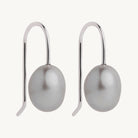 Sterling Silver Isla Grey Pearl Earring