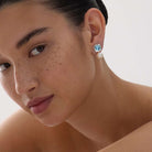 Blue Lagoon Pearl Earring