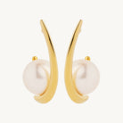 Yellow Gold Mariselle Pearl Earring