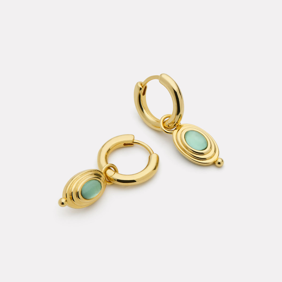 Sterling Silver Horizon Blue Topaz Earrings