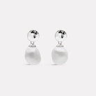 Sterling Silver Ocean Drift Pearl Earrings