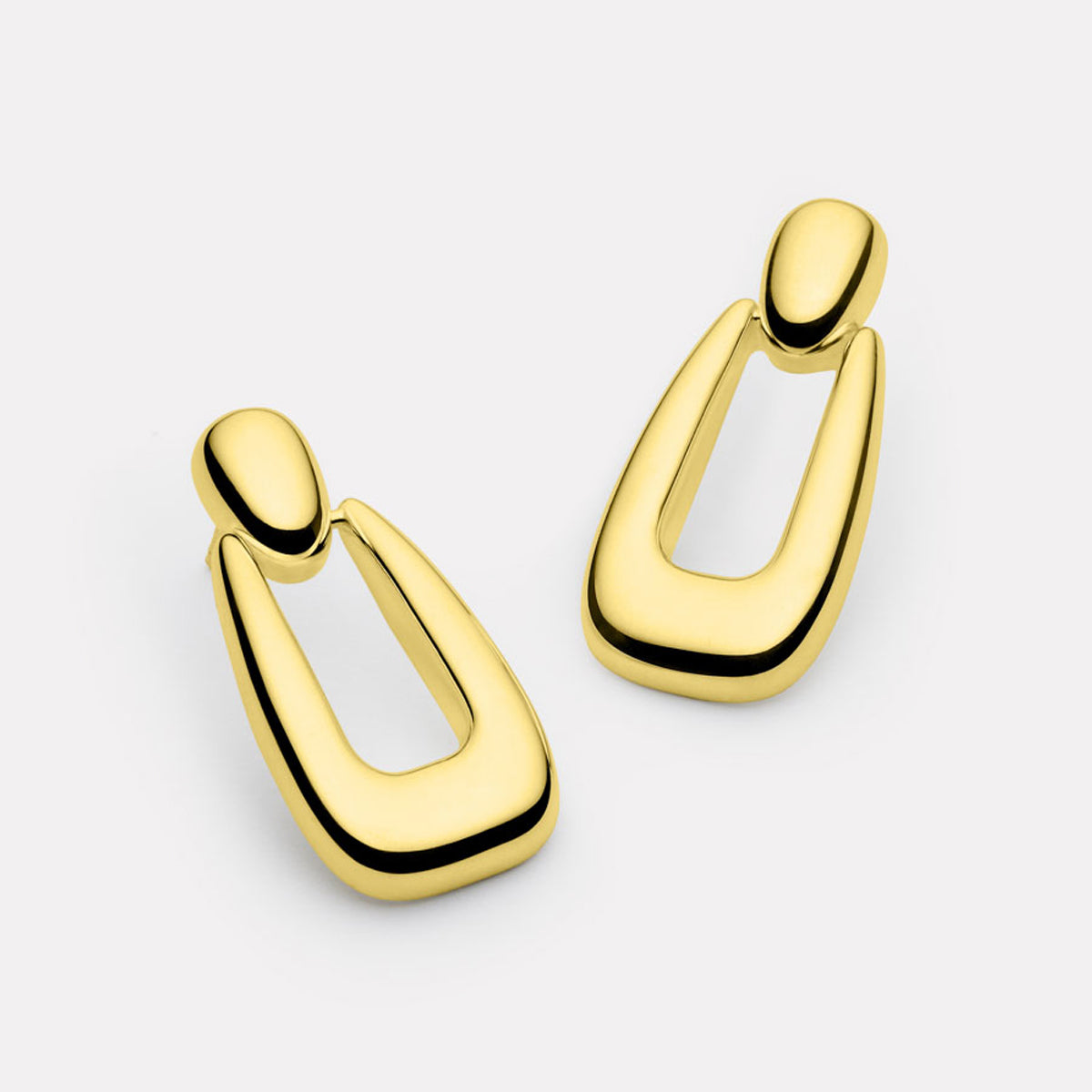 Yellow Gold Haze Earrings
