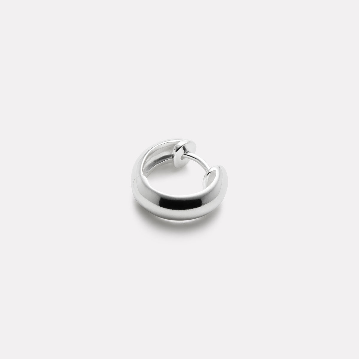 Sterling Silver Aeon Men’s Silver Earring