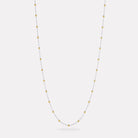 Sil Yell Gold 45cm Algonquin Necklace