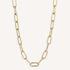 Yellow Gold Vista Large Link Necklace