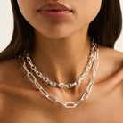 Vista Large Link Necklace