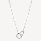Sterling Silver Embrace Necklace (42cm+ext)