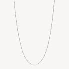 Sterling Silver Equilibrium Chain Necklace (60cm + 5cm ext)