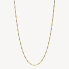 Yellow Gold Equilibrium Chain Necklace (45cm + 5cm ext)