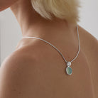 Chroma Aqua Chalcedony Necklace