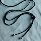 Gamuza Wrap Ball Necklace