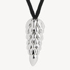 Sterling Silver Midnight Bloom Silver Necklace