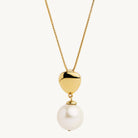 Yellow Gold Islander Pearl Necklace