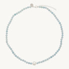 Sunset Aquamarine & Pearl Necklace
