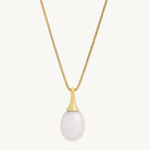 Yellow Gold Isla Pearl Necklace