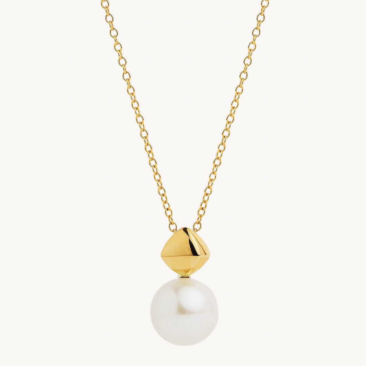 Yellow Gold Mirage Pearl Necklace