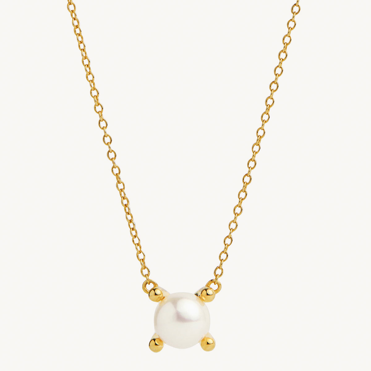Yellow Gold Moana Pearl Necklace