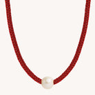 Red Coco Lagoon Pearl Necklace
