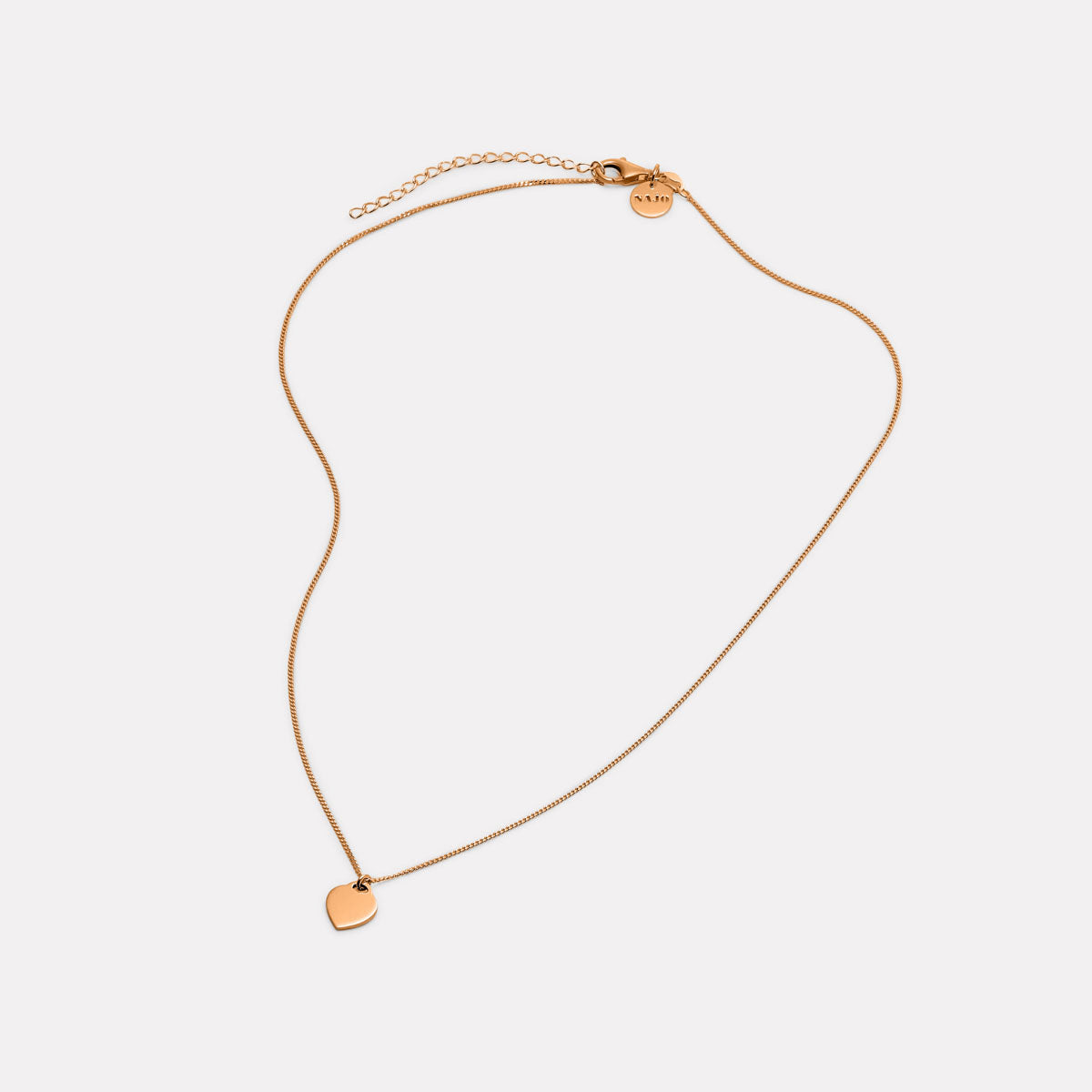 Rose Gold Promise Necklace