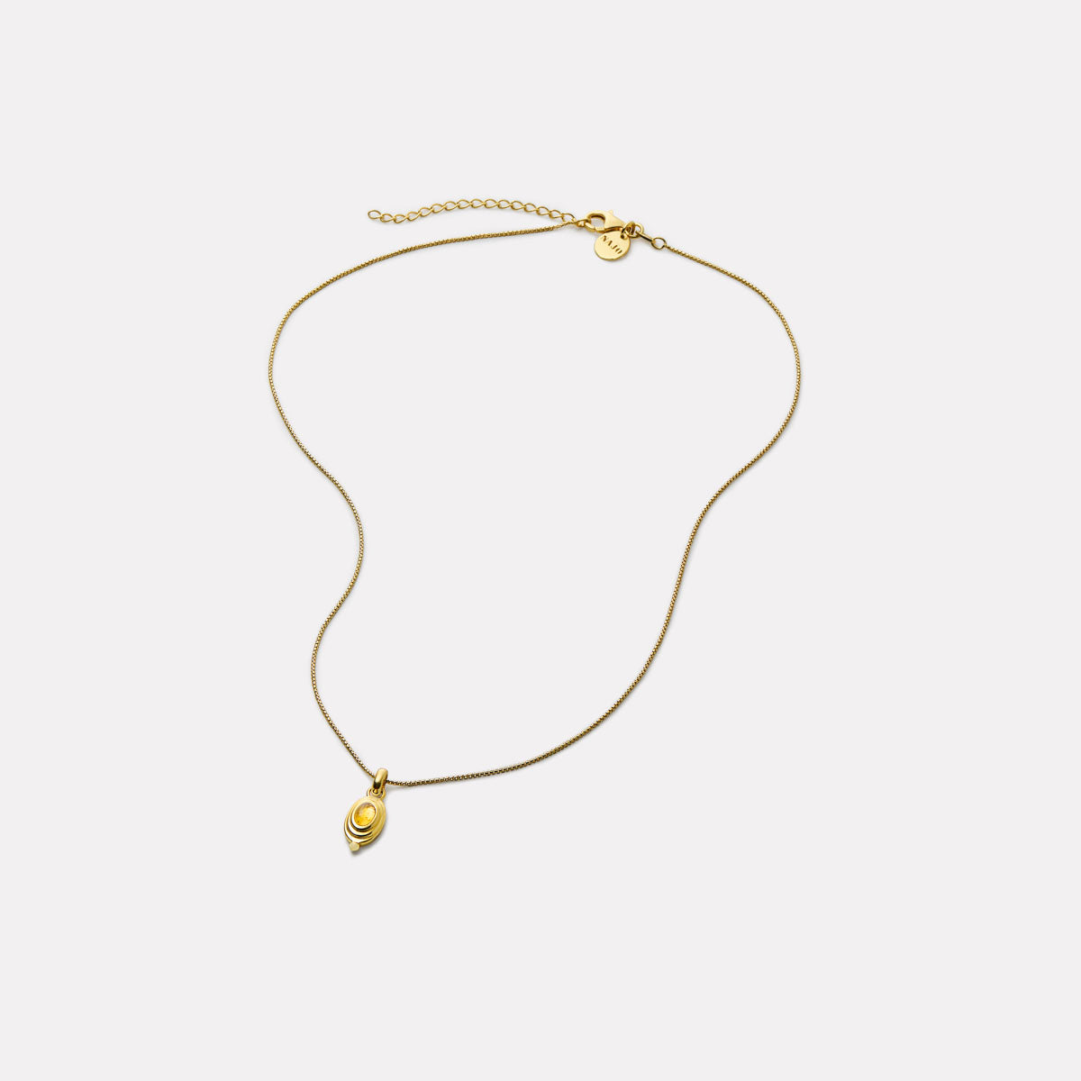 Horizon Citrine Necklace