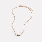 Rose Gold Skye Cubic Zirconia Necklace