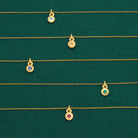 March Aquamarine Birthstone Necklace