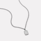 Stainless Steel Shadowline Men's Steel Necklace
