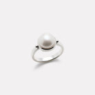 Sterling Silver Garland Pearl Ring