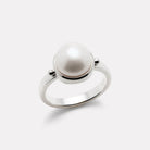 Sterling Silver Garland Pearl Ring
