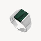 Sterling Silver The Alchemist Malachite Ring