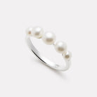 Sterling Silver Mermaid Pearl Ring