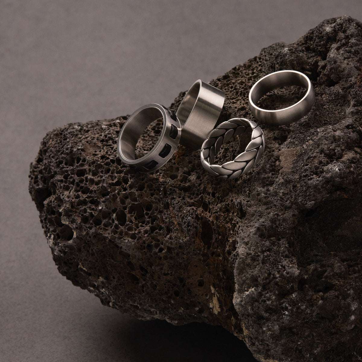 Ash Men's Steel Ring