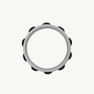 Equity Men's Steel & Leather Ring