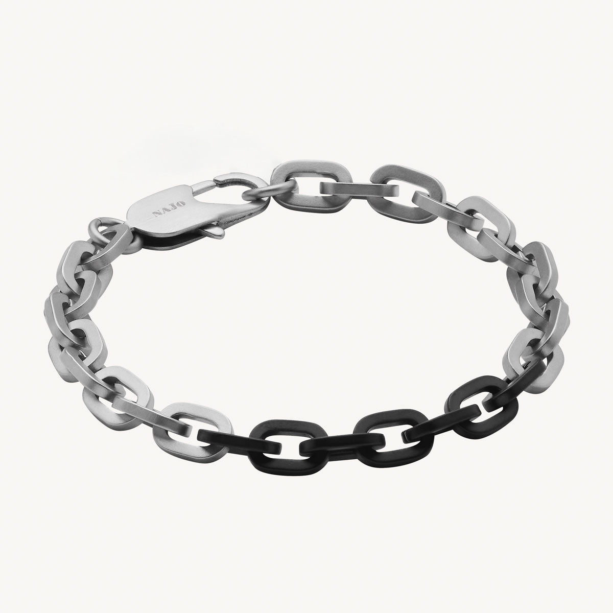 Echo Men's 2-Tone Steel Bracelet (21cm)