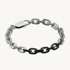 Echo Men's 2-Tone Steel Bracelet (21cm)