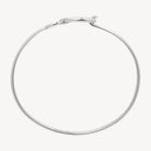 Infinity Silver Tension Bangle (60mm)