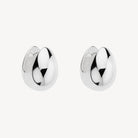 Sterling Silver Mode Huggie Earring