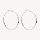 Sterling Silver Vespa Hoop Earring